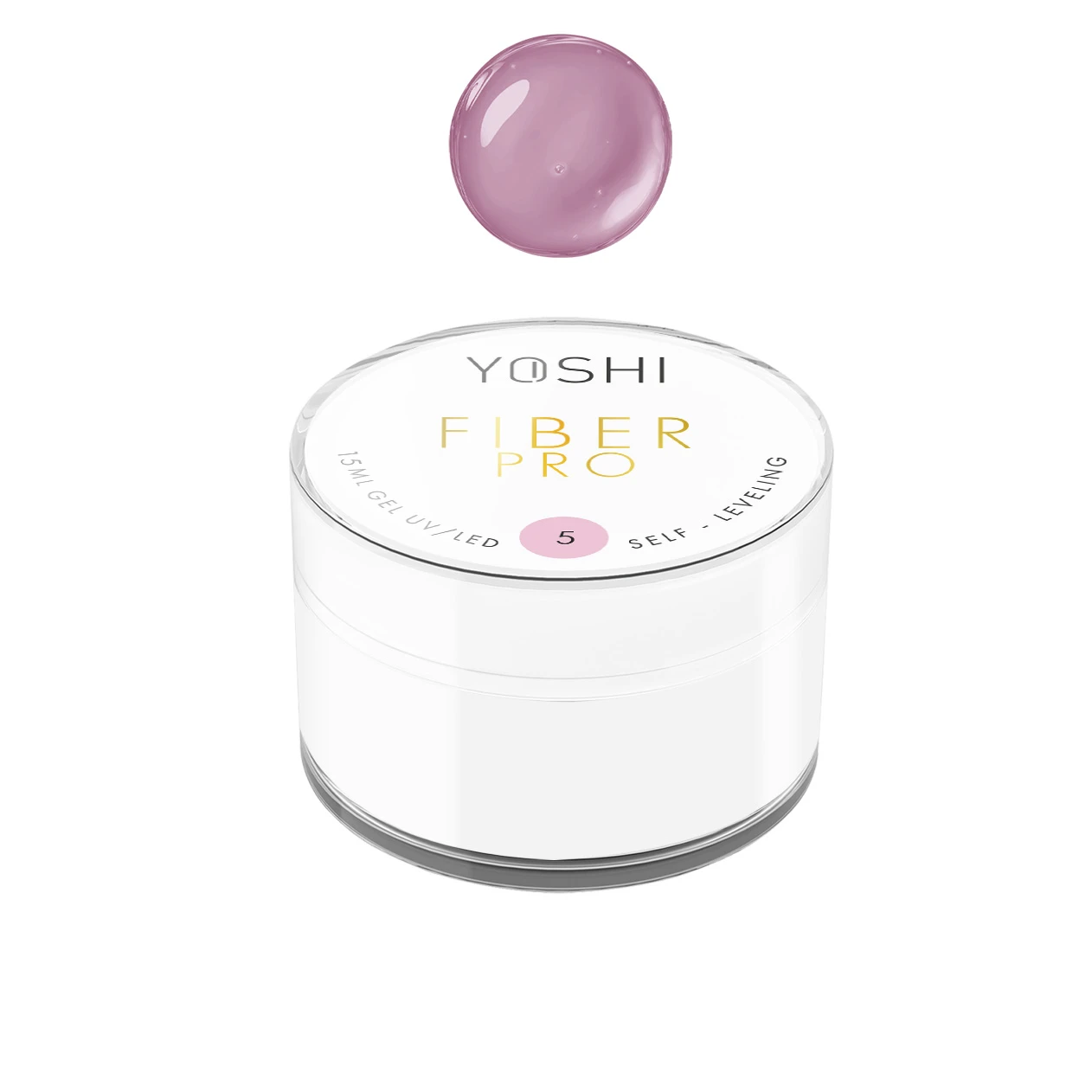 Żel Samopoziomujący Fiber PRO Gel UV LED No5<b> 15ml</b>