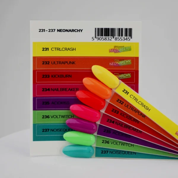 Naklejki na wzornik Neonarchy 231 - 237 - obrazek 2