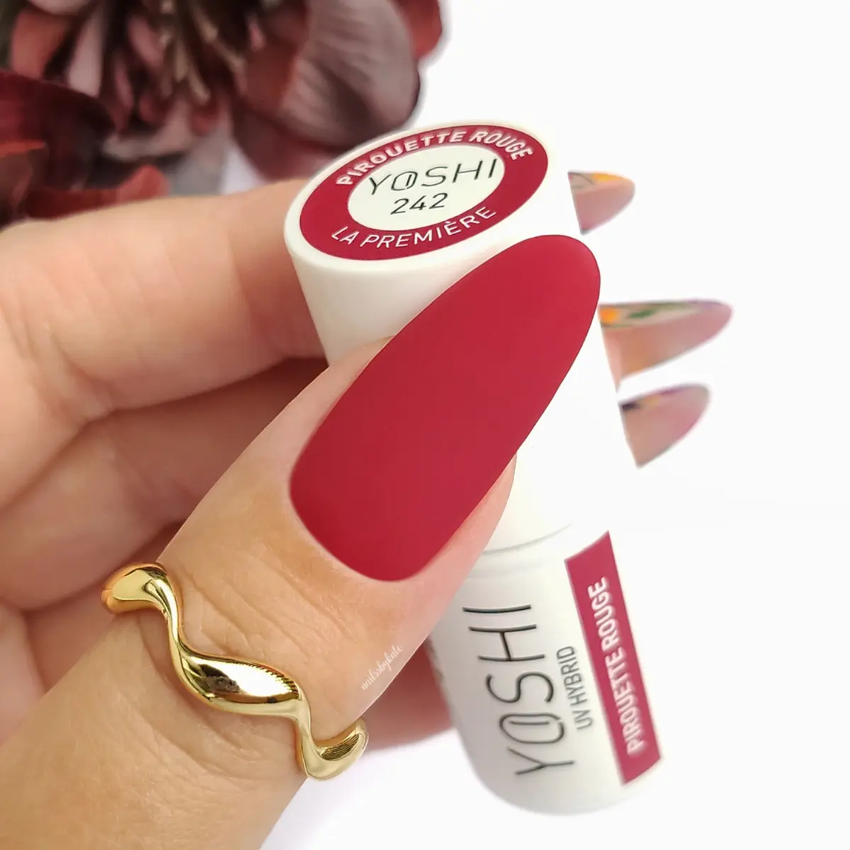 Lakier Hybrydowy UV LED Pirouette Rouge 6 ml - 242 - obrazek 6