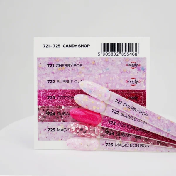 Naklejki na wzornik Candy Shop 721 - 725 - obrazek 2