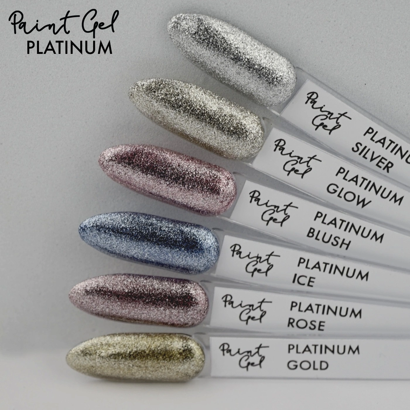 Paint Gel UV LED 5 ml - Platinum Glow - obrazek 4
