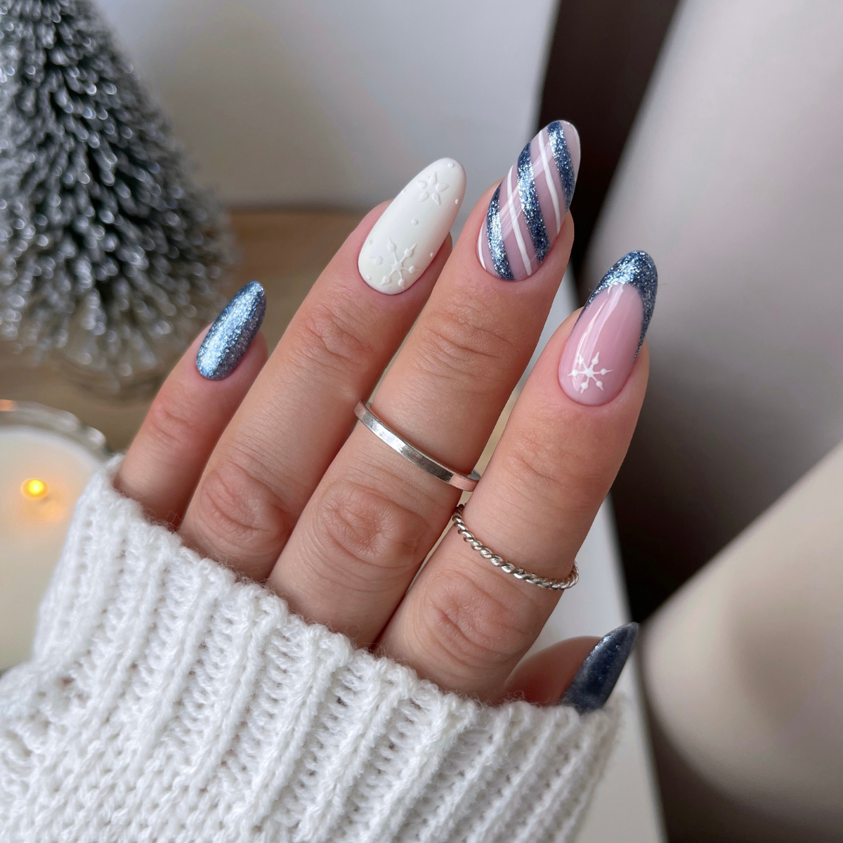 Paint Gel UV LED 5 ml - Platinum Ice - obrazek 3