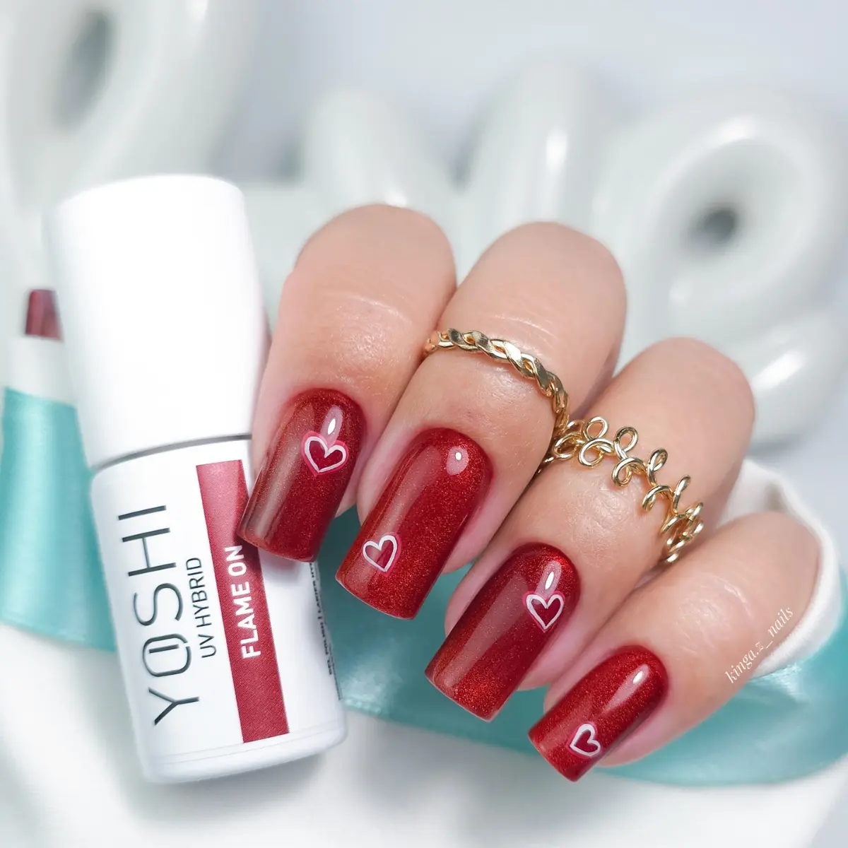 Lakier Hybrydowy UV LED Flame On 6 ml - 261 - obrazek 5