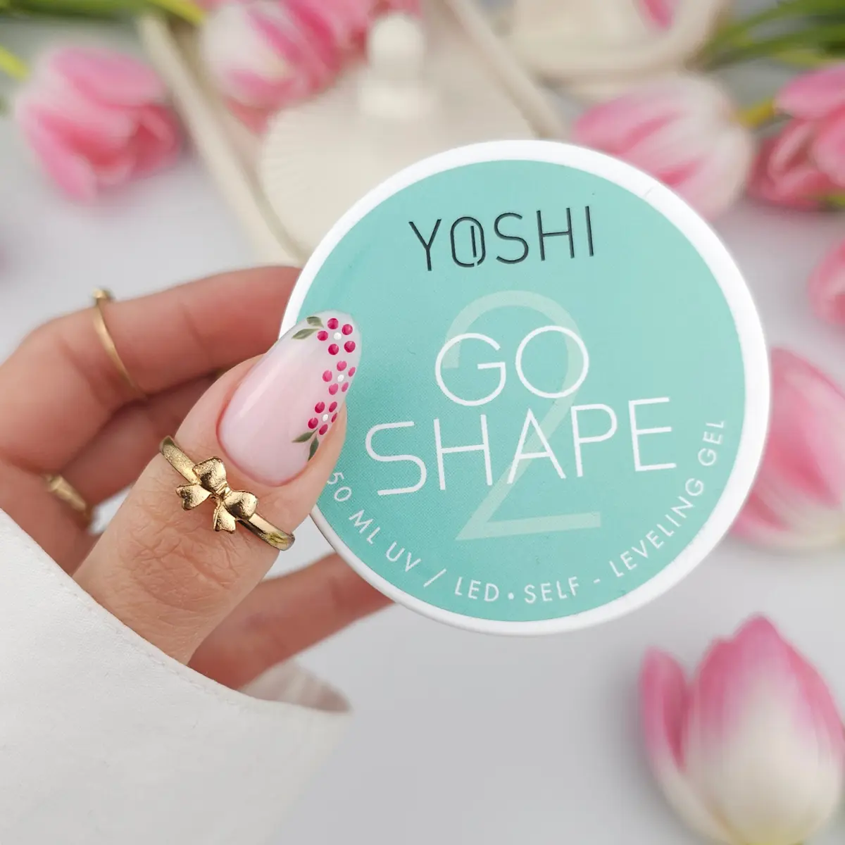 Żel Samopoziomujący GO SHAPE UV LED GEL No2<b> 50ml</b> - obrazek 6