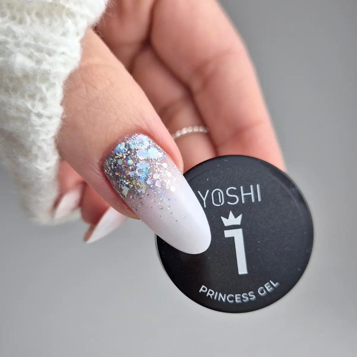 Princess Gel UV LED No1 SILVER 5g - obrazek 4