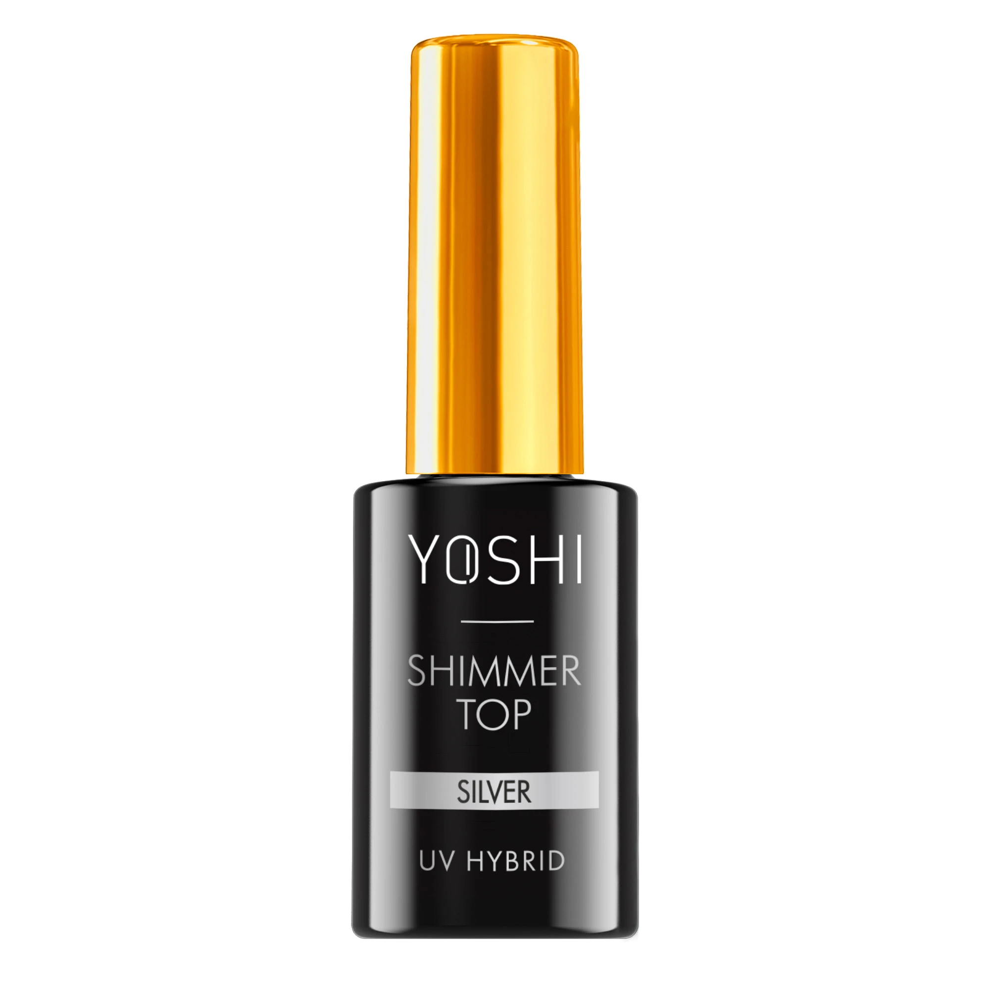 Top UV LED Shimmer Silver 10 ml - obrazek 6