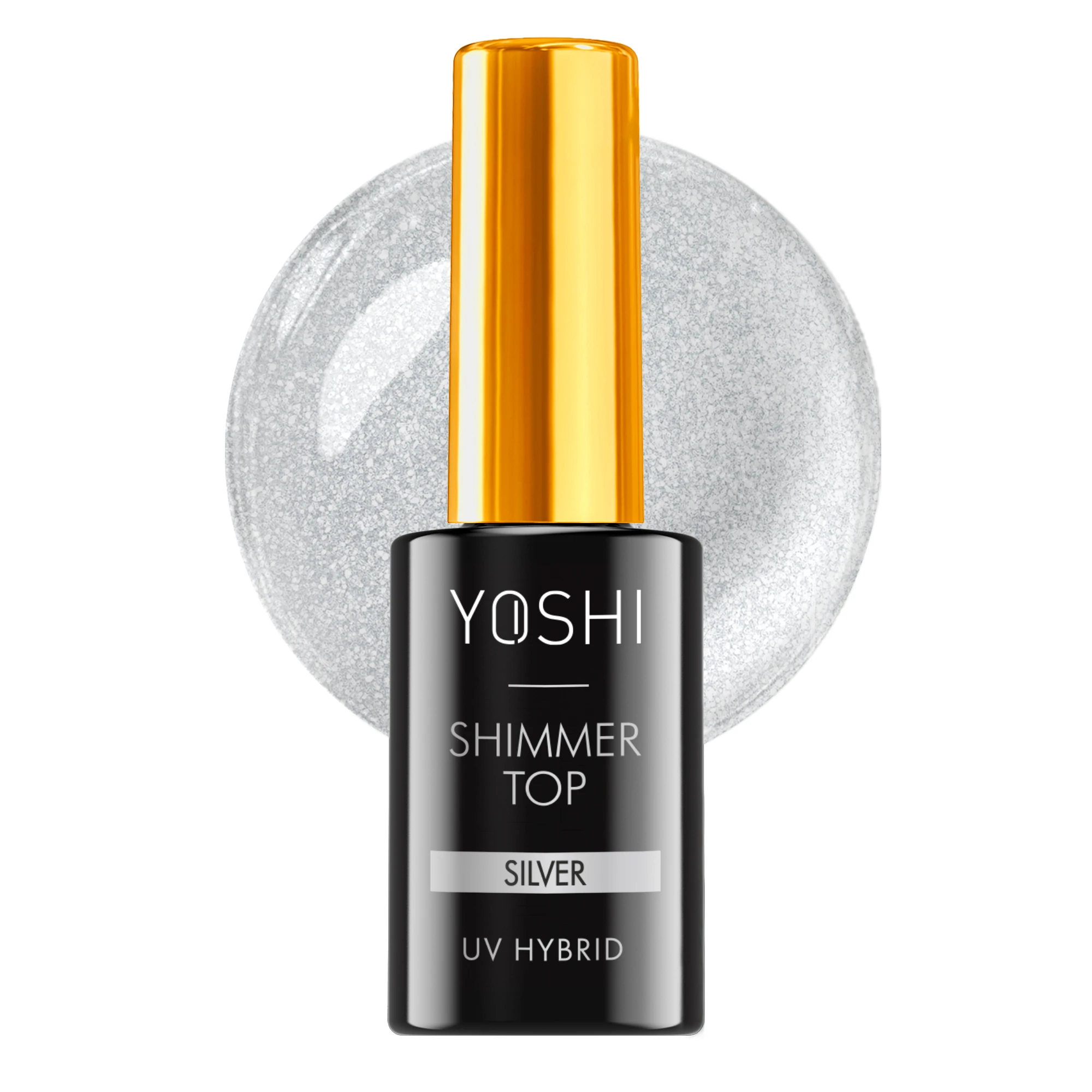 Top UV LED Shimmer Silver 10 ml
