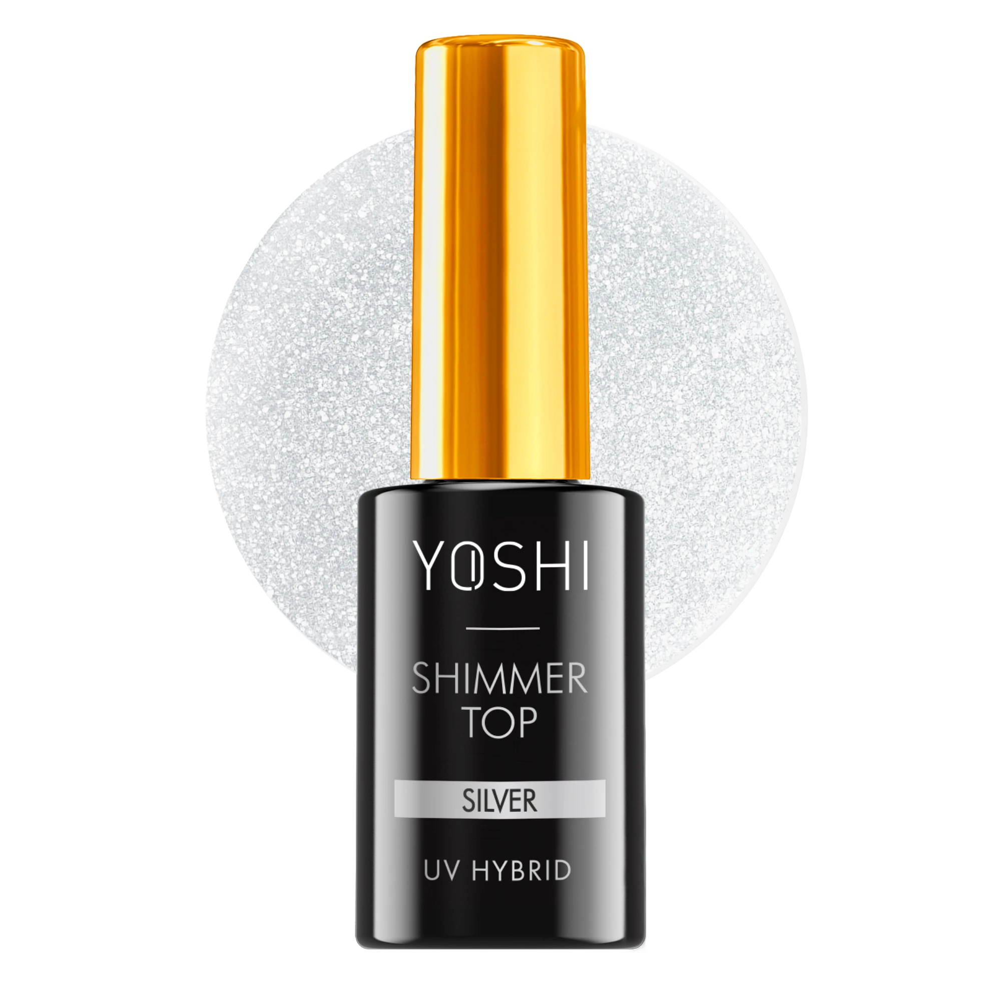 Top UV LED Shimmer Silver 10 ml