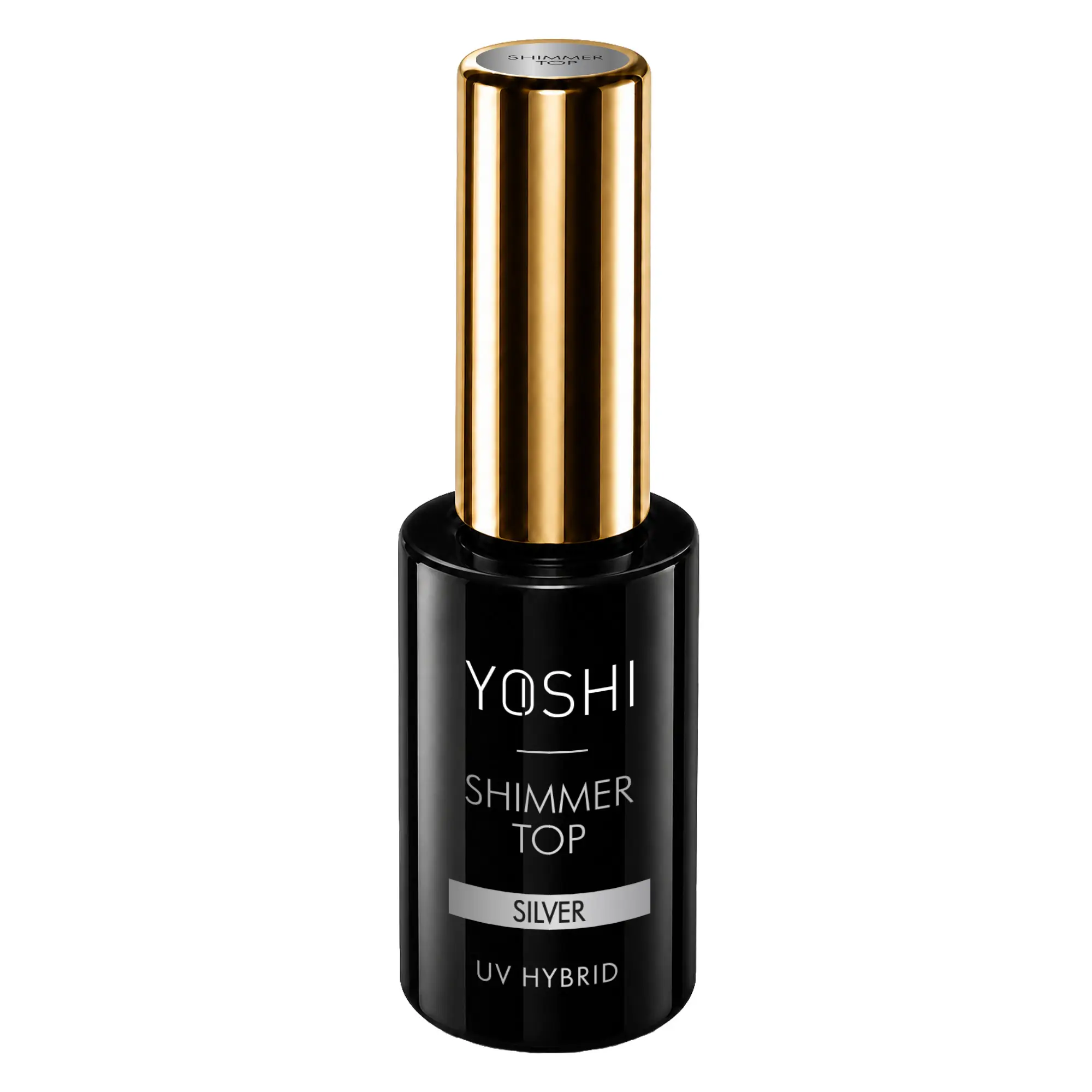 Top UV LED Shimmer Silver 10 ml - obrazek 6