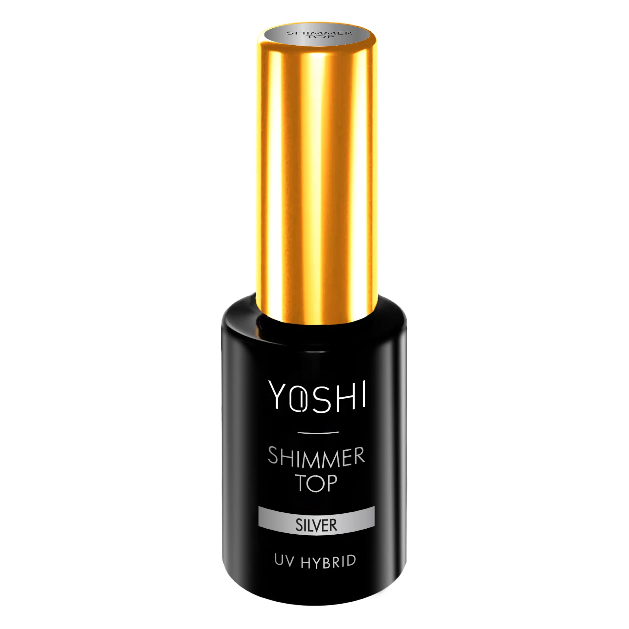 Top UV LED Shimmer Silver 10 ml - obrazek 5