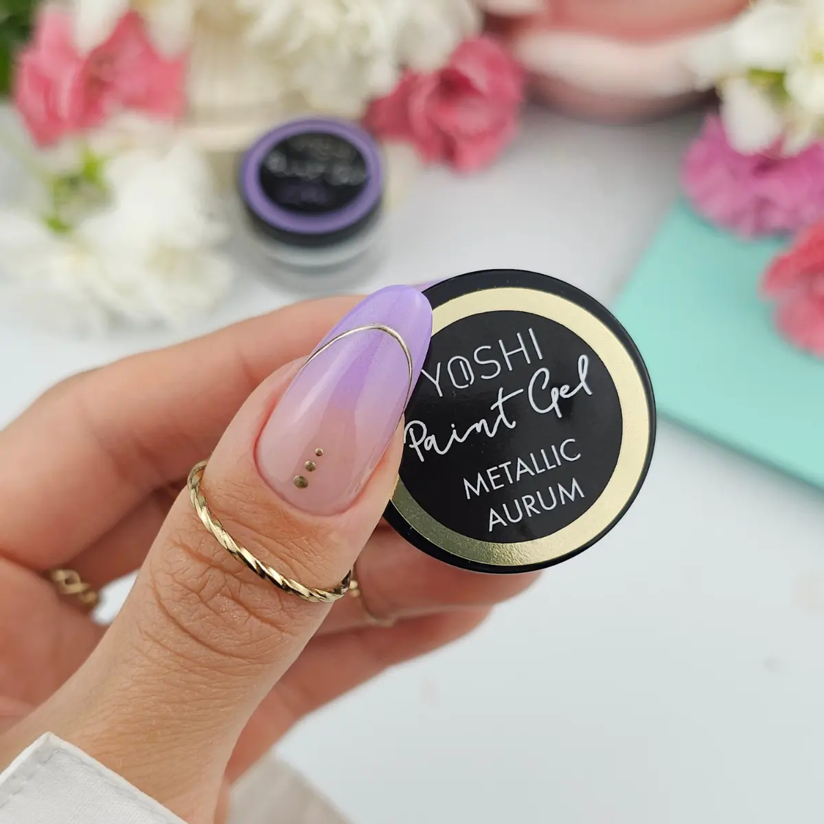Paint Gel UV LED 5 ml - Metallic Aurum - obrazek 2