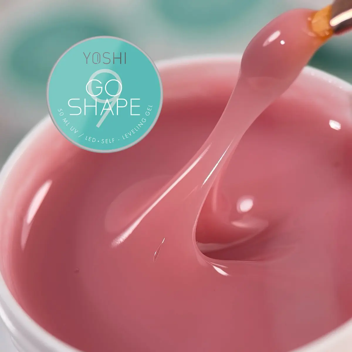 Żel Samopoziomujący GO SHAPE UV LED GEL No9<b> 50ml</b> - obrazek 5